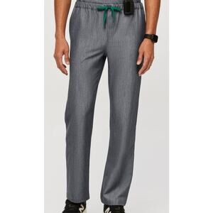 FIGS Men's Pisco Basic Scrub Pants Elastic Waistband Straight Leg Pockets Size L